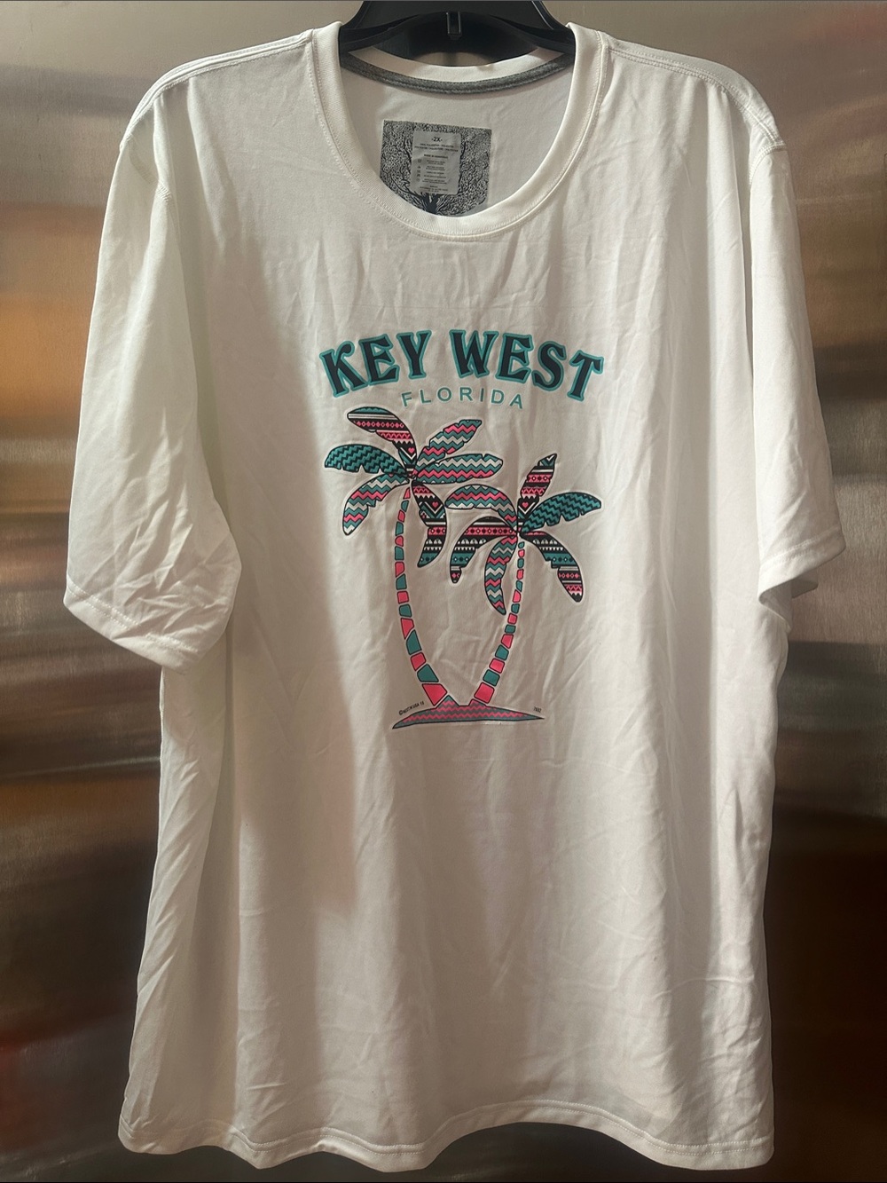 Key West Florida🌴🩷🌴Graphic Tee - White